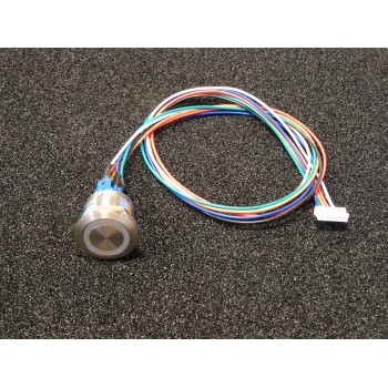 22mm Drukknop met RGB LED ring